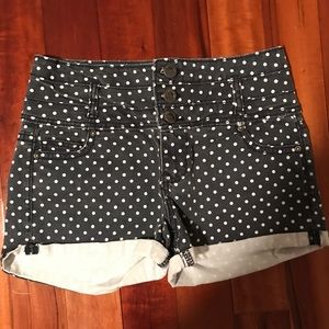 Jean shirts polka dot